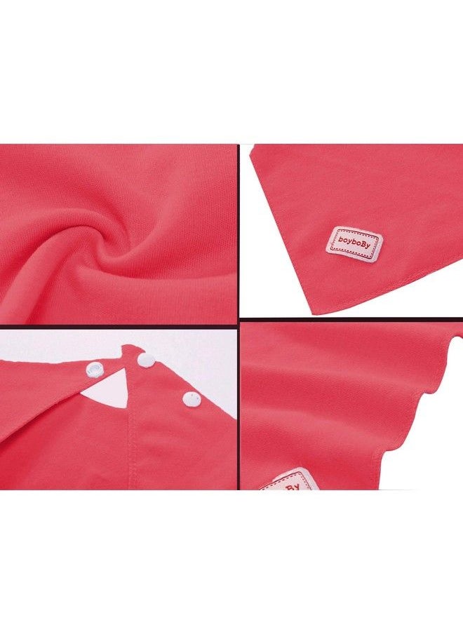 Syga Baby Kids Infant Toddler Bandana Bib Feeding Triangle Salvia Towel Hat Red  - Image 5