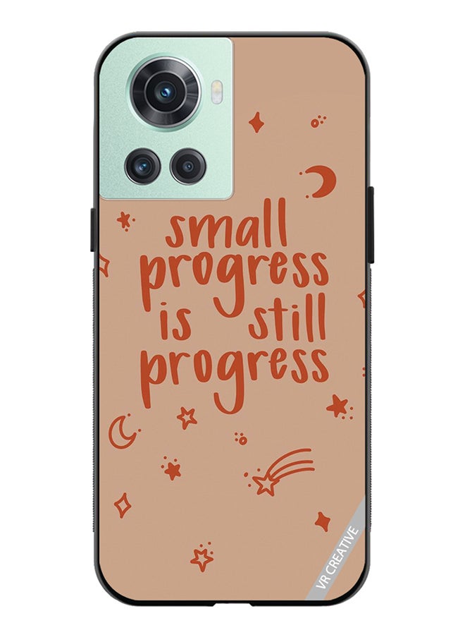 VR CREATIVE Protective Case Cover For OnePlus Ace Small Progress Is Still Progress Design Multicolour - Image 1