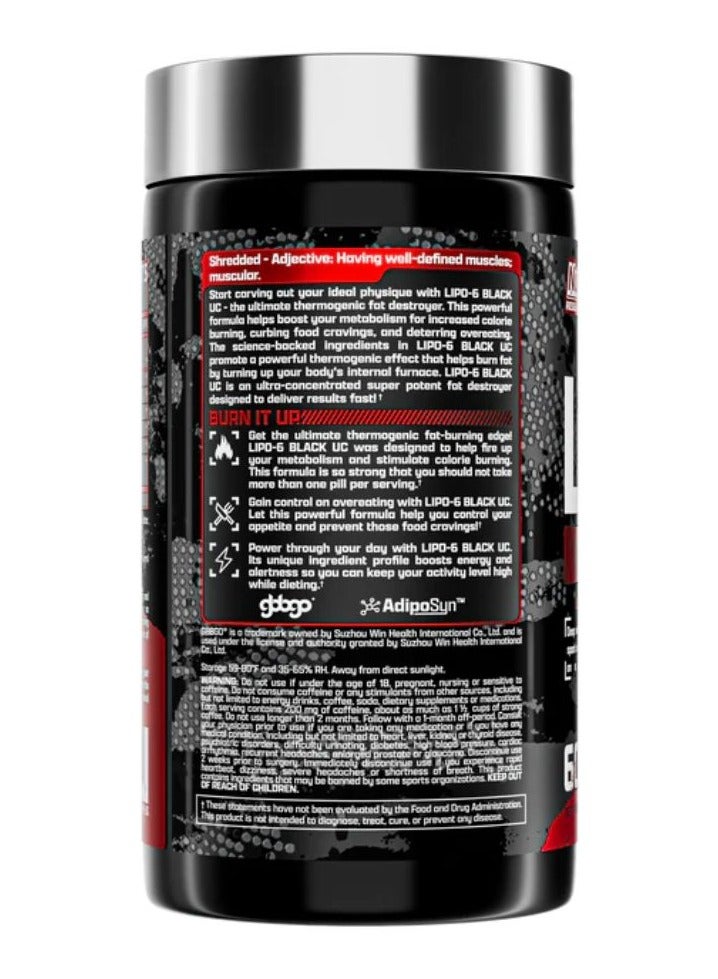 نورتكس ريسيرش نوتريكس ليبو 6 بلاك ألترا كونسنتريت 60 كبسولة - Image 3