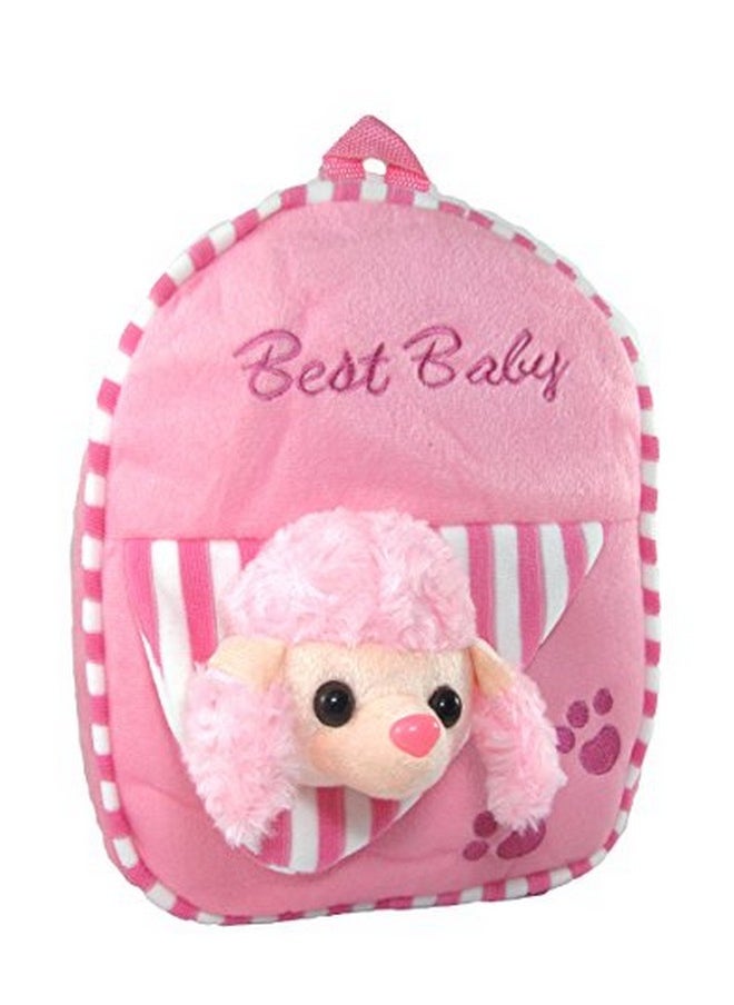 Tickles - Pink Sheep Bag Pre School Kid Stuffed Soft Plush Toy 3 Litres - Image 1