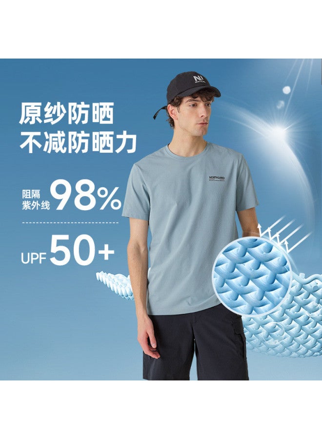 NorthLand Men's Quick-dry Round Neck Short Sleeve T-shirt - Breathable, Anti-bacterial & Uv Protection Sports Top For Rock Climbing - Image 3