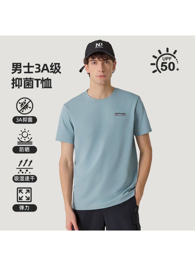 NorthLand Men's Quick-dry Round Neck Short Sleeve T-shirt - Breathable, Anti-bacterial & Uv Protection Sports Top For Rock Climbing - Image 2