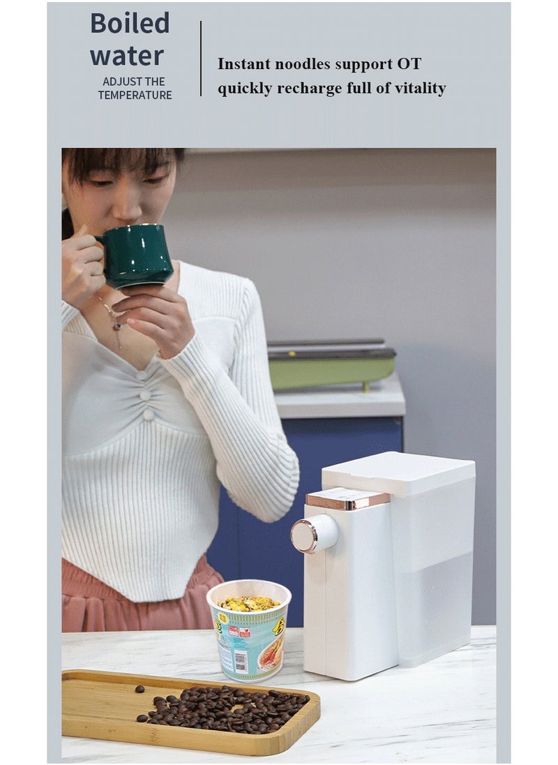 Generic - Portable Instant Heating Water Dispenser, Mini Desktop Tabletop Hot Water Machine for Home Use – Touch Control, Child Lock, Multi-Connection Options, Fast Heating in 3 Seconds（Equipped with a 1.6L water tank） - Image 1