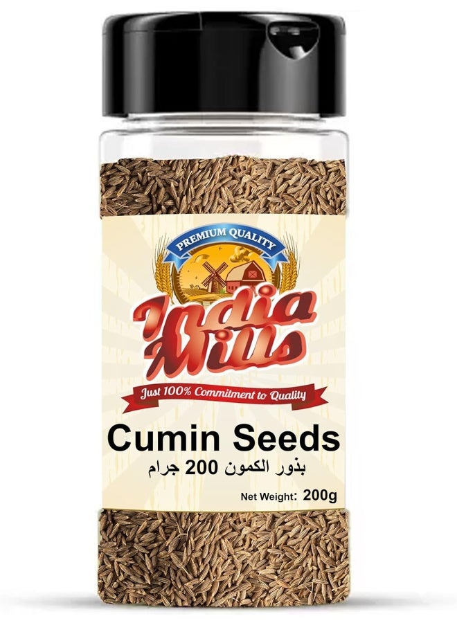 India Mills INDIA MILLS Jar Cumin Seeds, 200 Gm