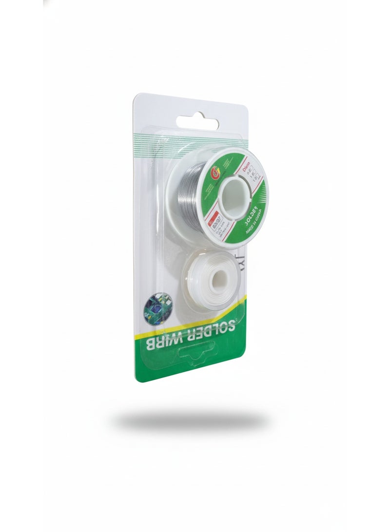 63/37 Tin Lead Rosin Core Solder Wire for Electrical Soldering – 0.6mm Diameter, 100g Spool – 2.0% Flux Content for Smooth and Reliable Joints - Image 2