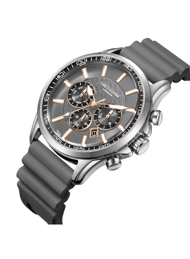 Lee Cooper Men's Silicone Multi Function Watch LC08170.366 - 44 mm - Image 2