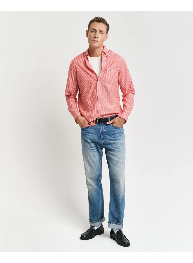 GANT Gant Regular Classic Poplin Stripe Shirt