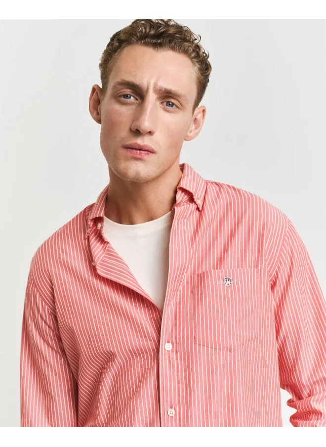 GANT Gant Regular Classic Poplin Stripe Shirt