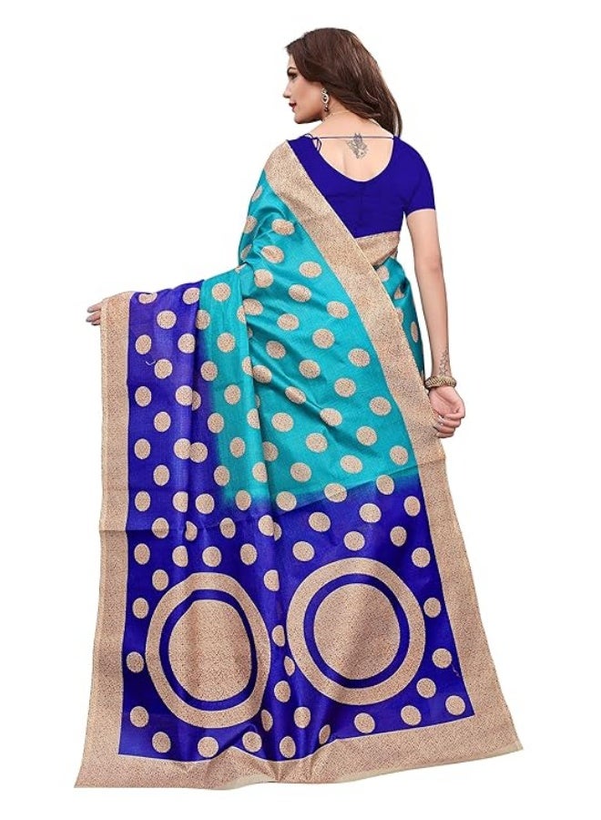 Yashika Womens Art Silk Saree - Image 4
