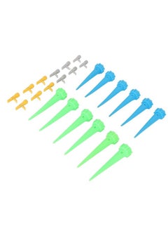 NIBEMINENT 24 PCS Self Plant Watering Spikes with Control Valve Plastic Simple Self Watering Device for Flowers Vegetables Fruit Trees  - Image 5