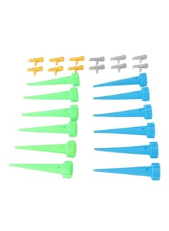 NIBEMINENT 24 PCS Self Plant Watering Spikes with Control Valve Plastic Simple Self Watering Device for Flowers Vegetables Fruit Trees  - Image 3