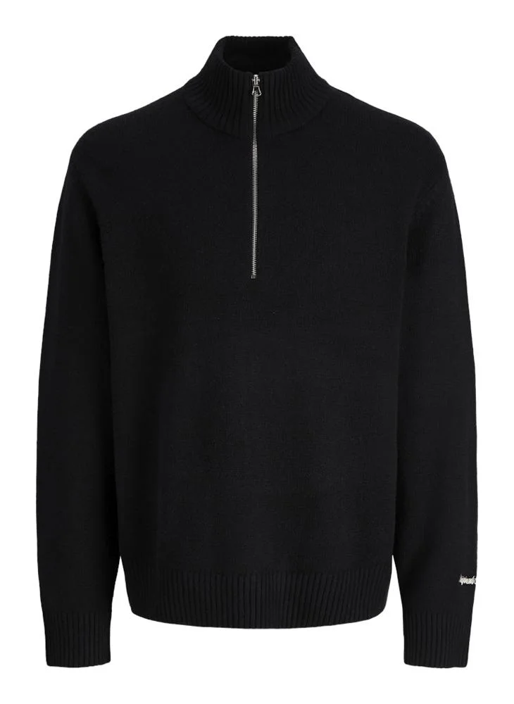 JACK & JONES  Casual Regular Fit Half Zip Sweatshirt for Men | Best Price UAE