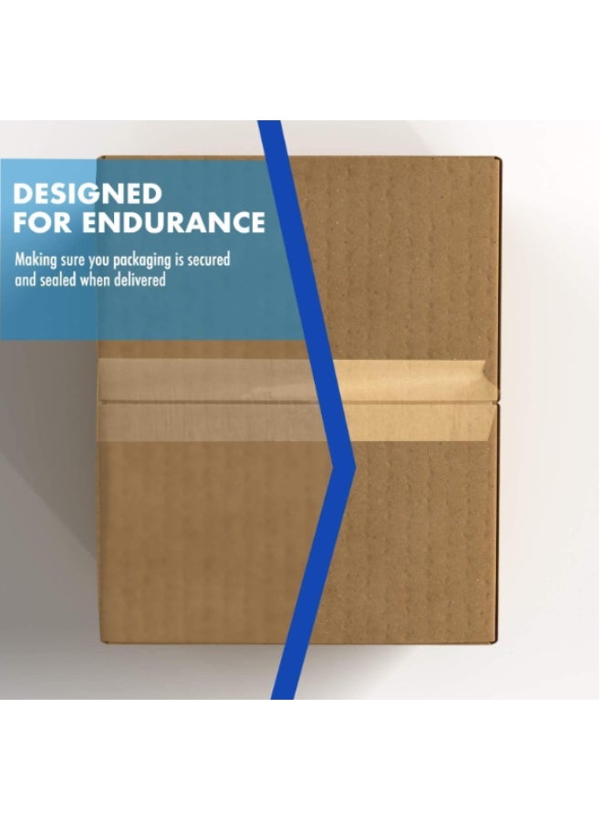 QUALITY Clear Packing Tape 100 Yards x 2 Rolls - Heavy Duty Transparent Shipping & Moving Tape for Boxes, Office, Home & Crafts - Image 5