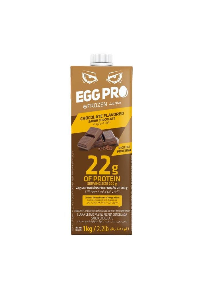 Liquid Egg Whites, Pasteurized Chocolate - 1kg, Brazil