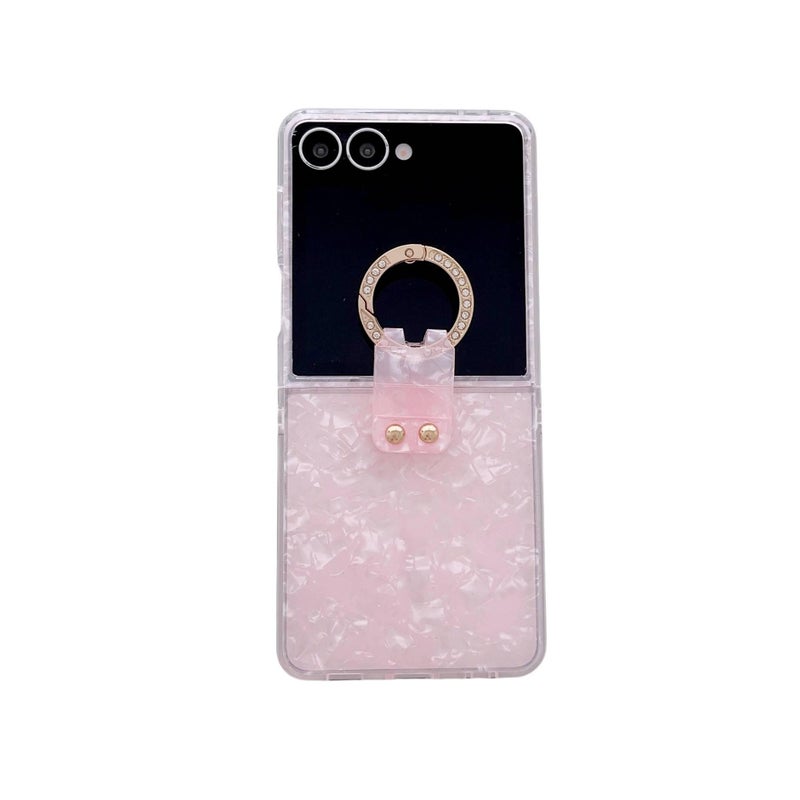 Drop Protection , Shell Pattern , , Cover for Samsung Galaxy Z Flip 6 , PC for Desk Setup - Image 1
