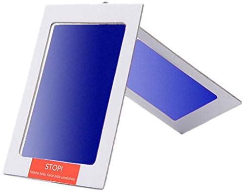 Grab Classy Safe Inkless Baby Handprint And Baby Footprint Ink Pad With Imprint Cards 100% Non-Toxic & Mess Free Safe For Newborn Baby And Toddlers (Dark Blue, 0-6 Months), 1 Count - Image 4
