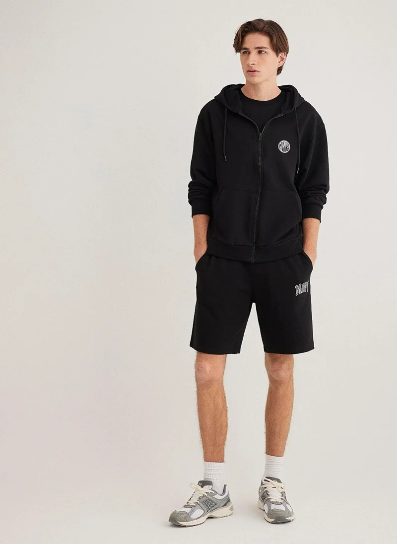 MAVI Mavi Printed Black Shorts