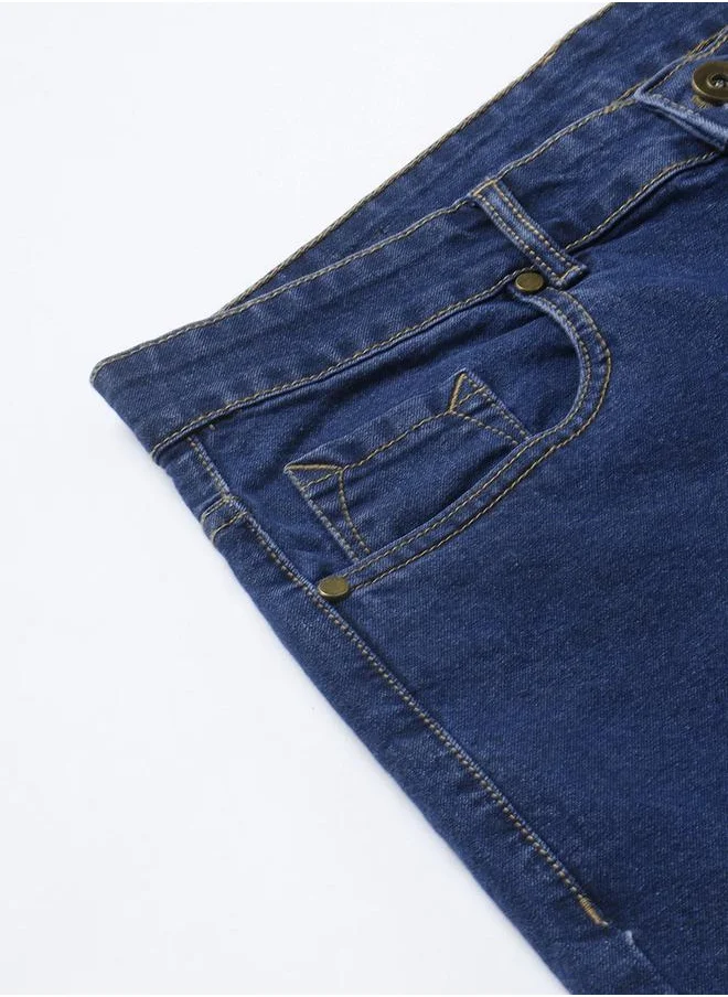 Dennis Lingo Slim Fit Stretchable Jeans by Styli