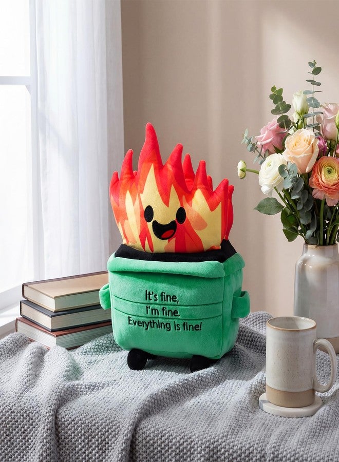 Jenaai Emotional Dumpster Plush, 11 Inch Funny Stress Relief Desk Plush Pillow, Positive Office Decor Gift for Coworkers, Friends, Employees, Staff, Easter & Appreciation Gifts - Image 4