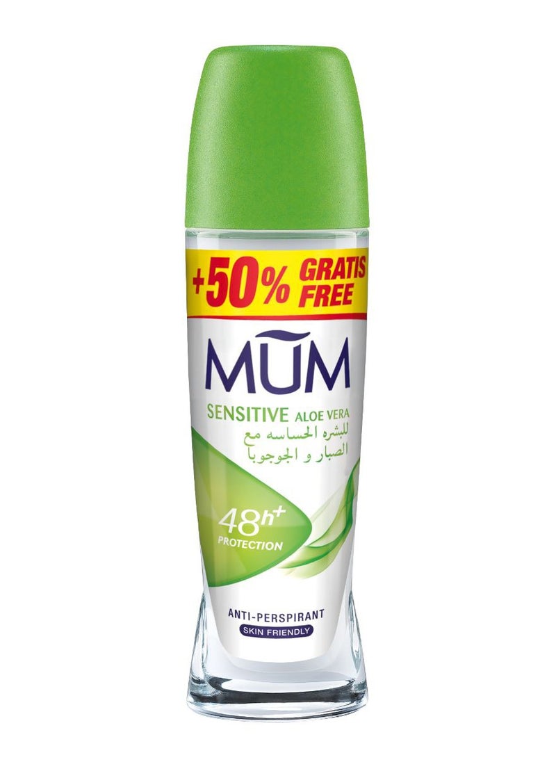 MUM - Roll-On Deodorant Sensetive with Aloe Vera 75 ml - Image 1