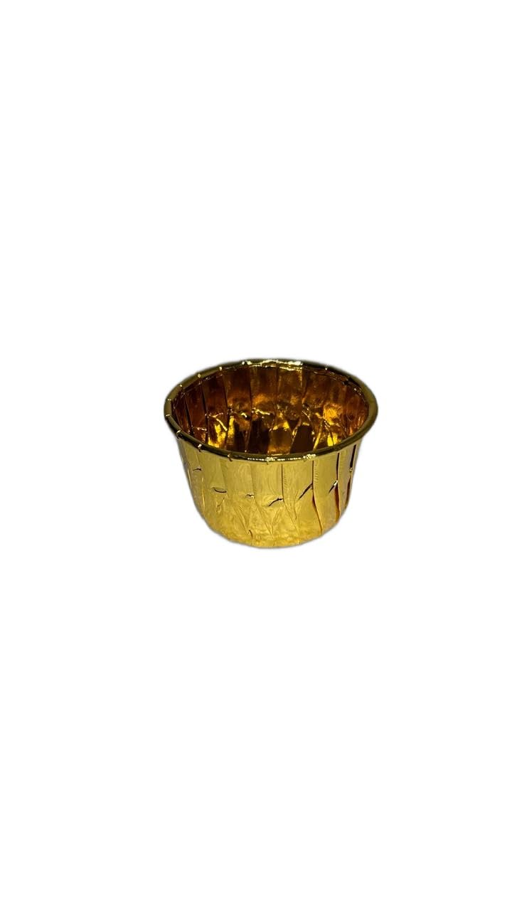 Baekence Baekence Choco Lava Mould Cake Mould Chocolava Baking Mould Bright Golden Pack of 500 pcs - Image 3
