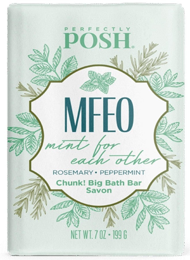 Perfectly Posh - MFEO Mint for Each Other - Big Bath Bar - 199 g - Image 1