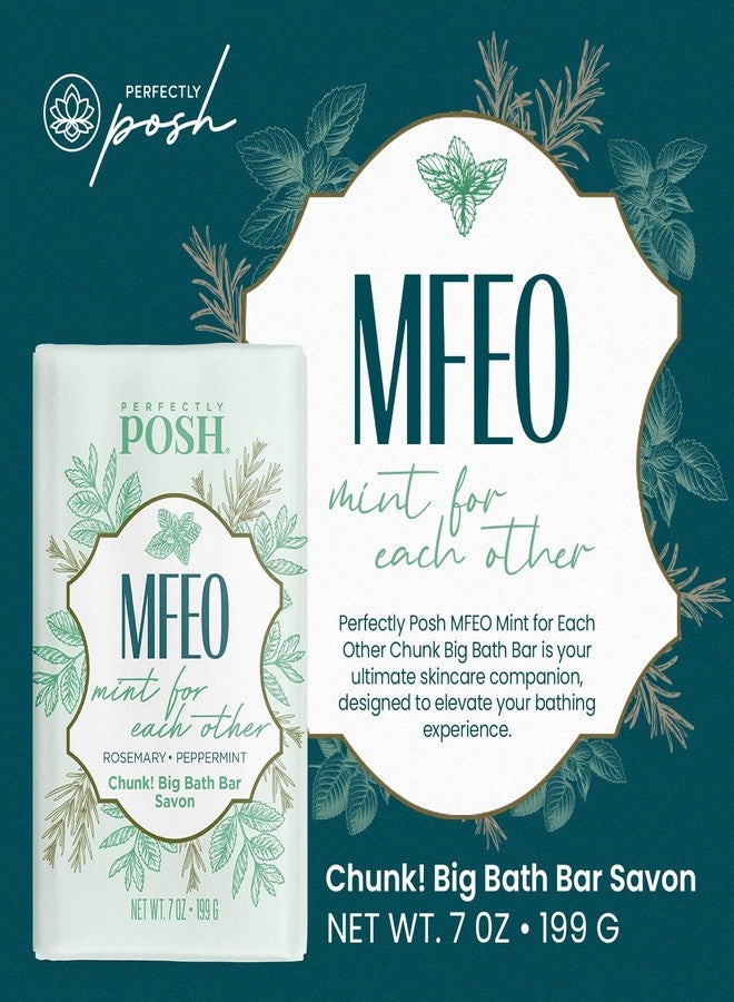 Perfectly Posh - MFEO Mint for Each Other - Big Bath Bar - 199 g - Image 3
