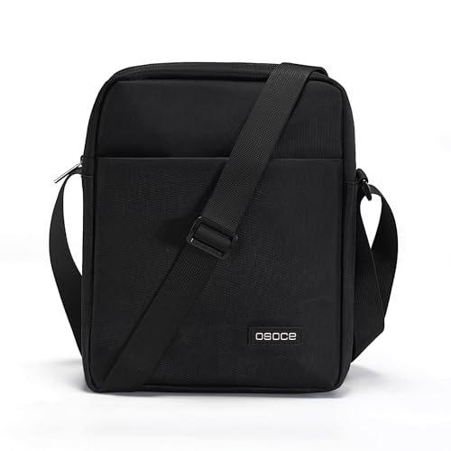 OSOCE Messenger Bag, Crossbody Bag Shoulder Bag for Men Water Resistant Man Bag Man Purse for Business Office, S - Image 1