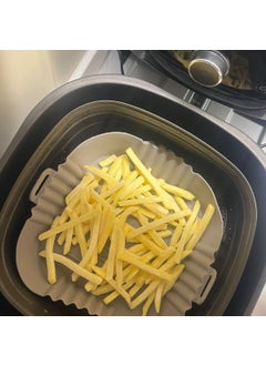 Buffer ® Colorful Heat Resistant Washable Silicone Oven and Airfryer Square Model Baking Mat 20 cm  - Image 2