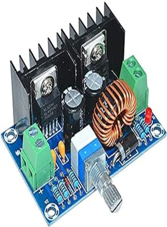 2724606619562 XL4016 DC Step Down Board Module (8A, 200W, 4-40V- 1.25-36V)