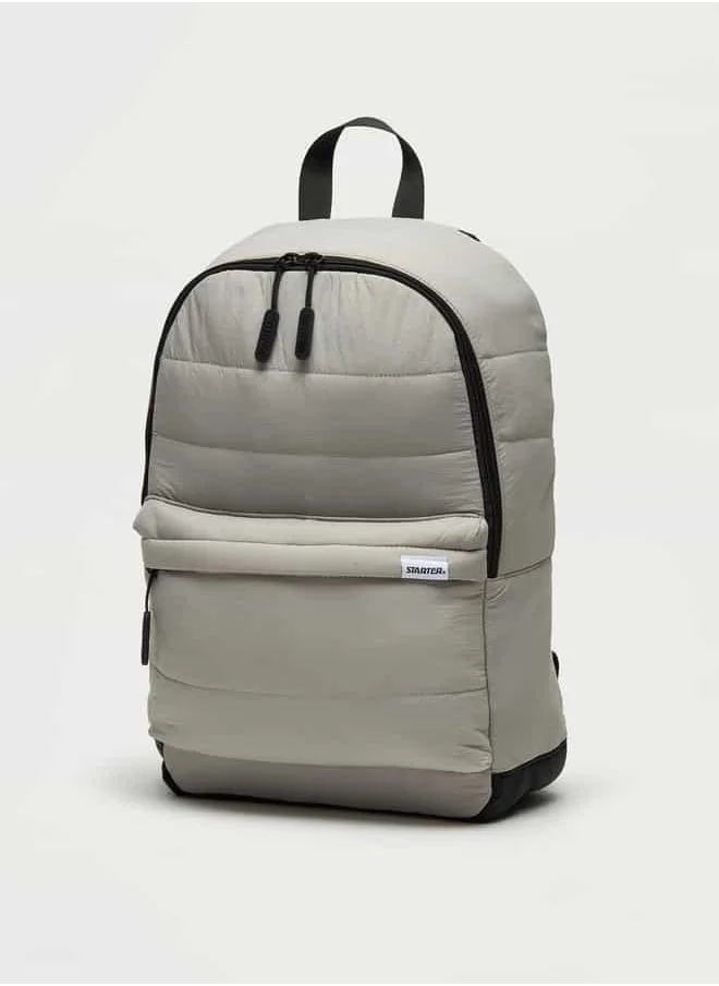 ستارتر Starter Quilted Backpack with Adjustable Straps and Zip Closure