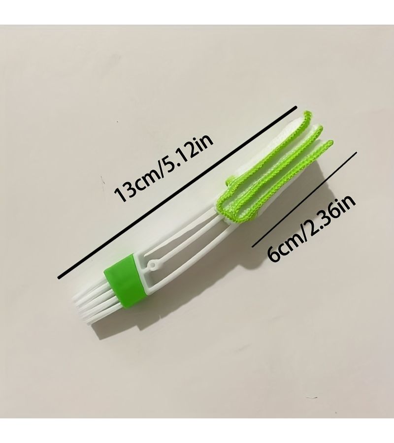 3pcs 2 In 1 Multifunctional PE Car Vent Cleaning Brush Detachable Washable Air Conditioner Curtain Dusting Brush For Cleaning Boat Vehicle Interior Details And Corners - Image 5
