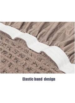 EVORY HOME Sofa Cover 4-Pieces Set of 7-Seater (3+2+1+1) Super Stretchable Anti-Wrinkle Slip Resistant Furniture Protector  - Image 2