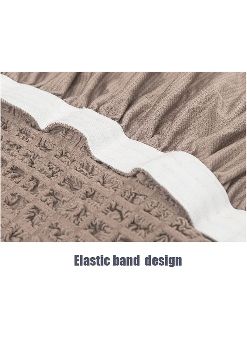 EVORY HOME Sofa Cover 4-Pieces Set of 7-Seater (3+2+1+1) Super Stretchable Anti-Wrinkle Slip Resistant Furniture Protector  - Image 2