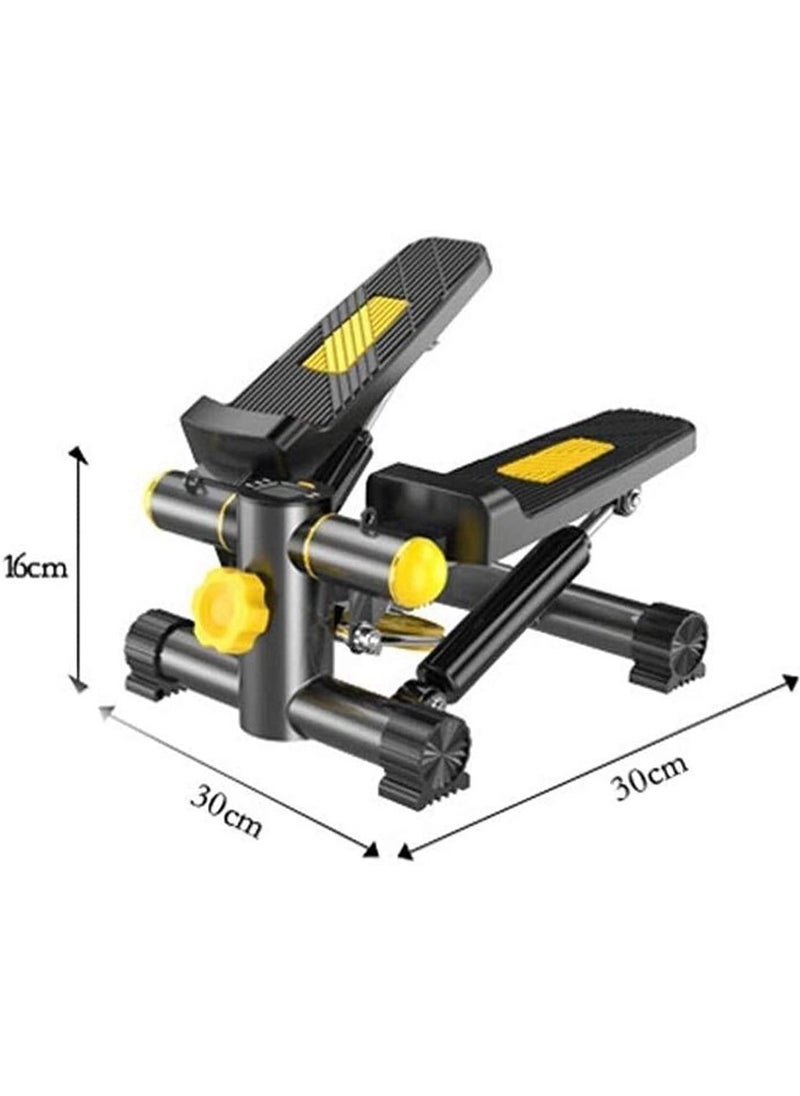 ULTIMAX Mini Stepper Abs Toner Workout without Electronic Display Home Exercise Equipment with Resistance Bands (with Rope) Air Climber Stepping Fitness Machine  - Image 2