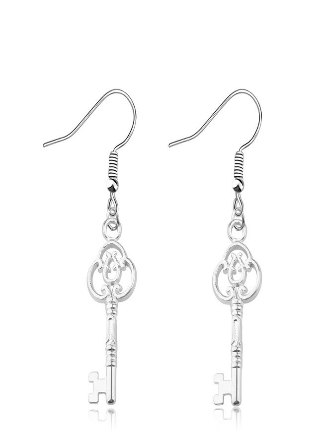 FAADBUK Odysseas Inspired Gift Hecate Lover Gift Hecate Jewelry Hecate's Key Necklace Earring (Key Earring) - Image 1