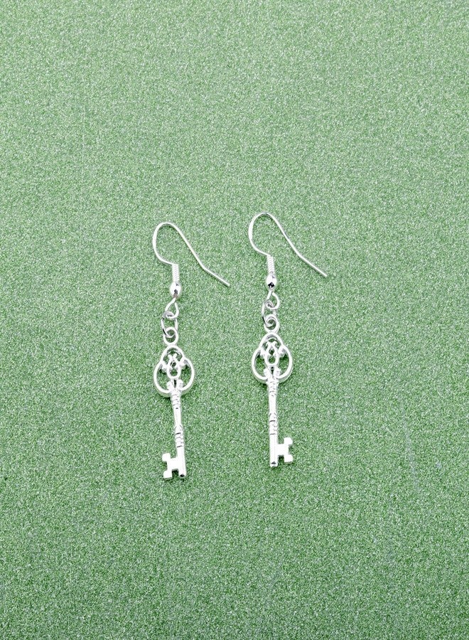 FAADBUK Odysseas Inspired Gift Hecate Lover Gift Hecate Jewelry Hecate's Key Necklace Earring (Key Earring) - Image 4