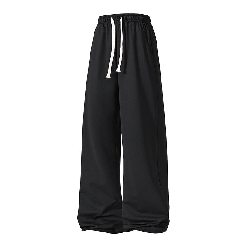 [Cross-border Special Edition] 2025 Spring New Middle-aged Youth Pants Mens Spring and Autumn Korean Fashion Sports Pants Mens Loose Dark gray - Image 2