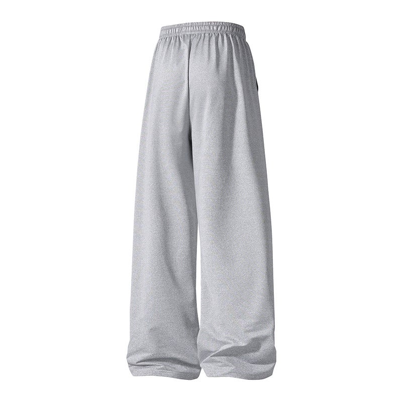 [Cross-border Special Edition] 2025 Spring New Middle-aged Youth Pants Mens Spring and Autumn Korean Fashion Sports Pants Mens Loose Dark gray - Image 5