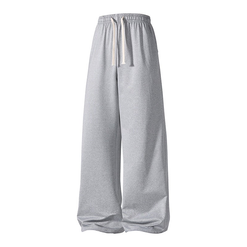 [Cross-border Special Edition] 2025 Spring New Middle-aged Youth Pants Mens Spring and Autumn Korean Fashion Sports Pants Mens Loose Dark gray - Image 4