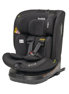 Jovikids Rotating Ranger TT ISOFIX Car Seat 360° For Baby, 40 - 150 CM, 0- 12  Years, ECE R129/E4 I-size, Fixations ISOFIX, Top Tether - Black  - Image 1