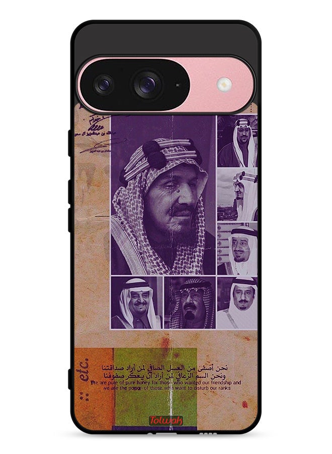 Tolwak Google Pixel 9 Protective Case Cover Saudi Kings Vintage Photos - Image 1
