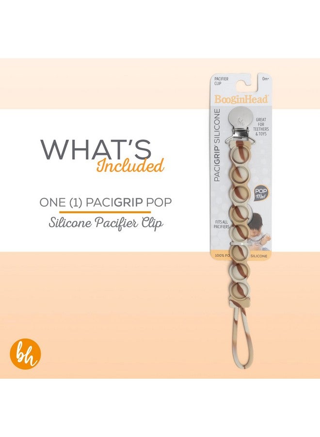 بوجينغ هيد مشبك مصاصة بابل بوب الحسي من السيليكون من بوجن هيد باسي جريب، بتصميم دوامة لاتيه - Image 2