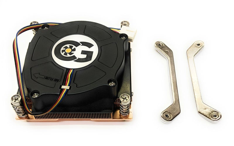 Coolerguys 1U Active Vapor Chamber LGA1700 180W CPU Cooler - Image 1