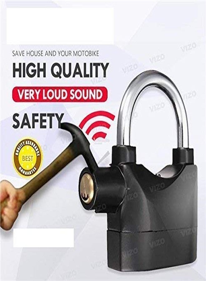 Crystal Zone Anti Theft Motion Sensor Alarm Lock (Black). - Image 2