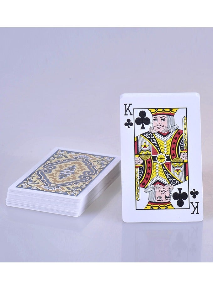 NIBEMINENT Two Packs In One Box Plastic Cards, PVC Waterproof Washable Playing Cards For Entertainment Party - Image 2