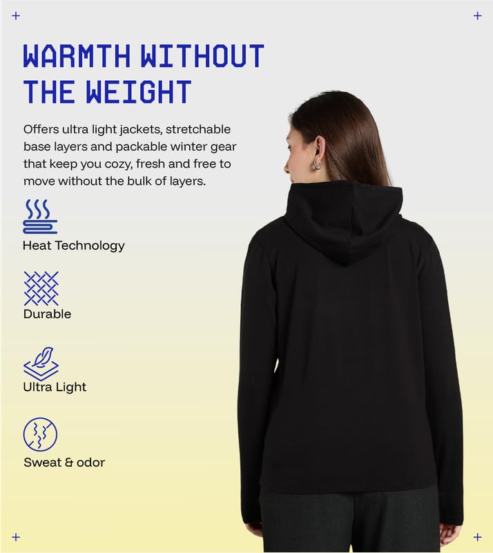 BLUE TYGA Womens Anti-AC Thermal Jacket Pro – Winter Jacket with Ultra-Lightweight HeatTrap™ Technology for Office, Flight, Travel & Indoor Cold Weather - Image 4