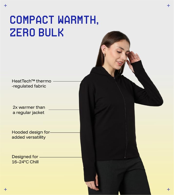BLUE TYGA Womens Anti-AC Thermal Jacket Pro – Winter Jacket with Ultra-Lightweight HeatTrap™ Technology for Office, Flight, Travel & Indoor Cold Weather - Image 3