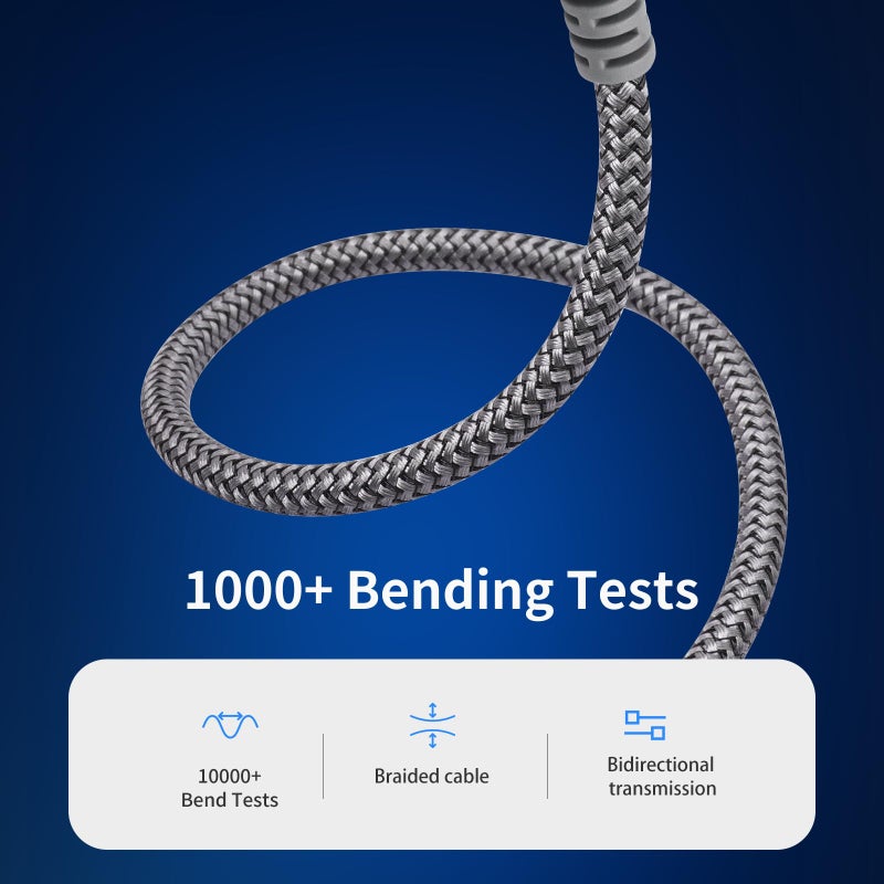 Devinal 1/4 inch Headphone Extension Cable, 6.35mm TRS Male to Female Stereo Cord, Quarter Inch Guitar Cable Extender, 6ft (2 Meters) - Image 5