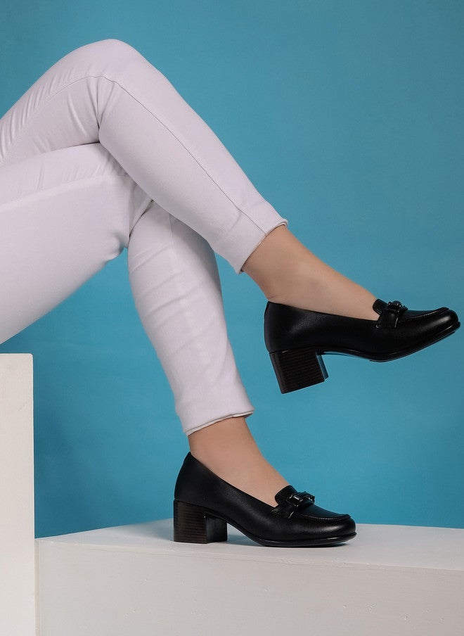 She Zone حذاء رياضي أسود للنساء - Image 1